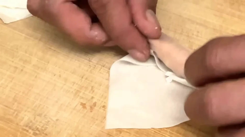 Making rolls step 5 Ambers menus Ambers Fried Lumpiang Shanghai