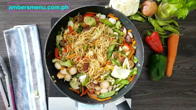 Amber menu pancit canton special