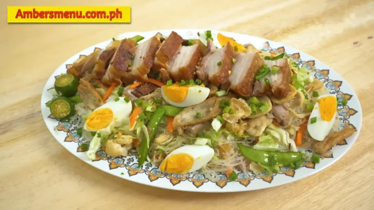 Pancit Puti with Toasted Garlic Amber menu philippines