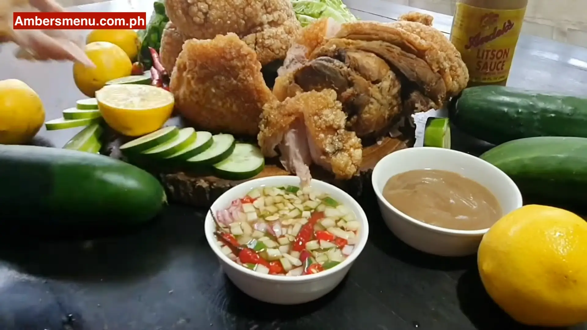THE BEST way to cook CRISPY PATA _ Crispy Pork Hock _ Crispy Pata Recipe _ Ambers menu