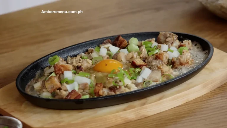 Pork Sisig 9 Traditional Pork Sisig _ Ambers menu