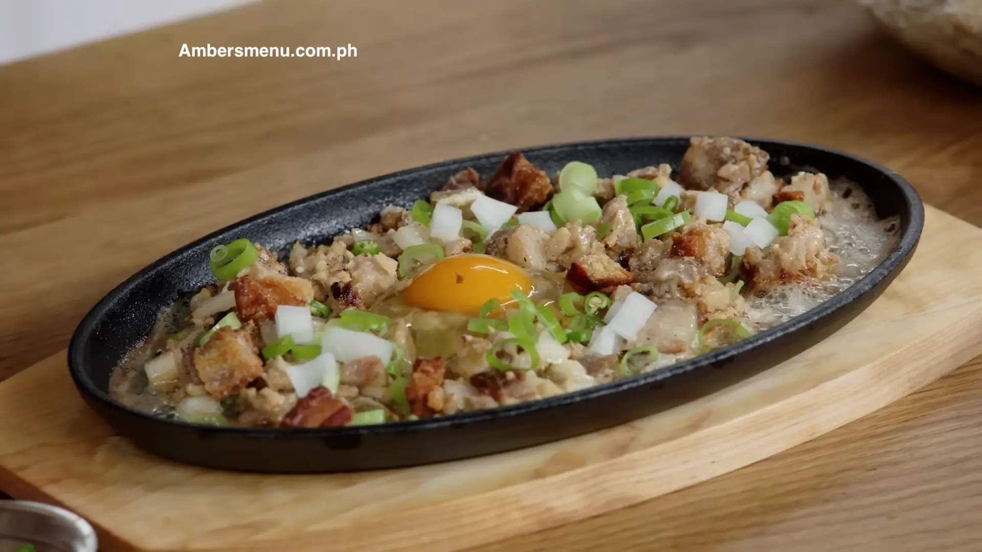 Traditional Pork Sisig _ Ambers menu
