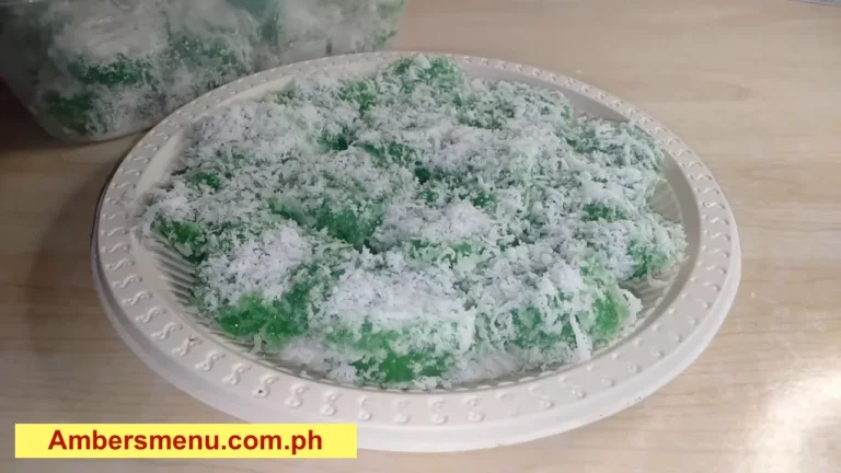 Pandan Pichi-Pichi 6 HOW TO MAKE Pandan Pichi-Pichi _ PICHI PICHI RECIPE Ambers menu