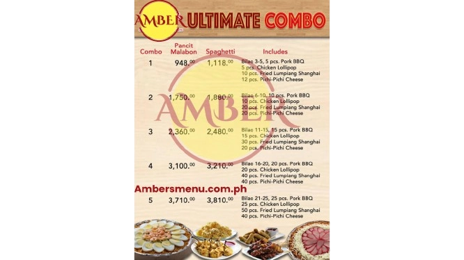 Ambers ULTIMATE COMBO menu